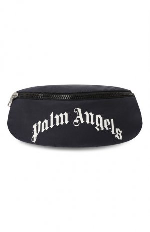 Поясная сумка Palm Angels. Цвет: синий