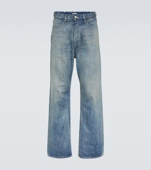 Широкие джинсы , синий Auralee