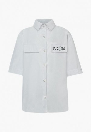 Рубашка Nota Bene. Цвет: белый