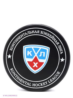 Шайба хоккейная  КХЛ (Rubena), в блистере KHL. Цвет: черный