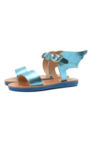 Кожаные босоножки Ancient Greek Sandals. Цвет: синий