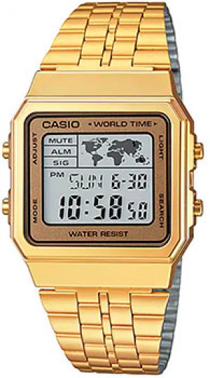 Японские наручные мужские часы A500WGA-9. Коллекция Vintage Casio