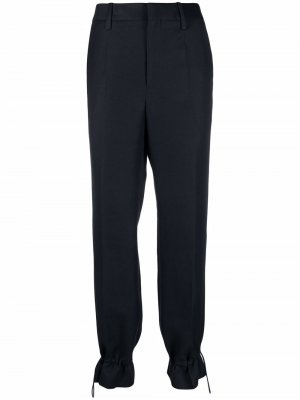 Tailored toggle-fastening trousers JW Anderson. Цвет: синий