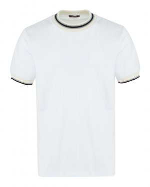 Хлопковая футболка Peserico. Цвет: белый