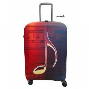 Чехол для чемодана 2339_L, размер L, бордовый Vip collection. Цвет: бордовый