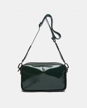 Средняя зеленая сумка через плечо на молнии , зеленый Abbacino