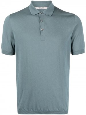 Рубашка поло с короткими рукавами D4.0. Цвет: синий