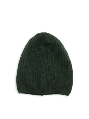 Ребристая кашемировая шапка, зеленый Portolano