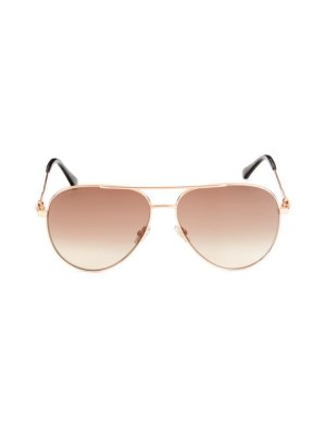 Солнцезащитные очки-авиаторы Olly 60MM , коричневый Jimmy Choo
