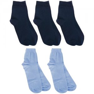 Комплект из 5 пар детских носков (Орудьевский трикотаж) микс 3, размер 16 RuSocks. Цвет: мультиколор
