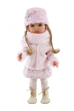 Кукла Белла с шарфиком ANTONIO JUAN. Цвет: розовый