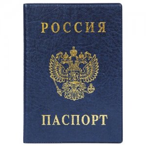 Обложка для паспорта 231915, синий DPSkanc