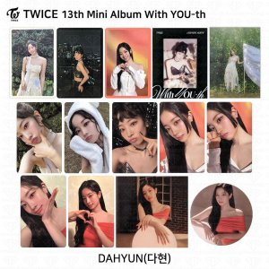 TWICE 13-й мини-альбом с молодежной фотокарточкой YOU-th, плакатом, пленкой, стикером Dahyun KPOP K-POP