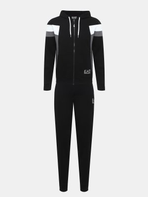 Спортивные костюмы EA7 Emporio Armani. Цвет: черный