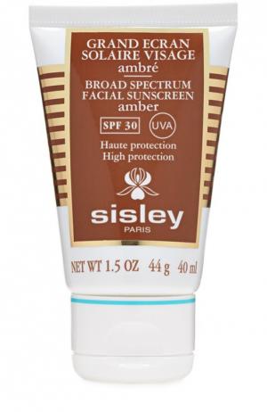 Солнцезащитный крем для лица SPF 30 Amber Sisley. Цвет: бесцветный