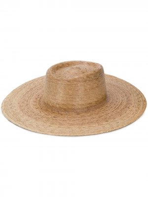 Шляпа с широкими полями Palma Lack Of Color. Цвет: коричневый