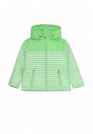Куртка утепленная Sei Tu. Цвет: зеленый