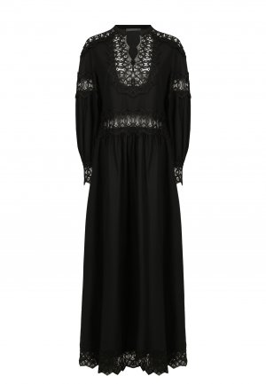 Платье ALBERTA FERRETTI. Цвет: черный