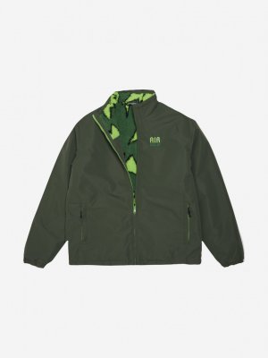 Куртка утепленная мужская Double Puff, Зеленый Airblaster. Цвет: зеленый