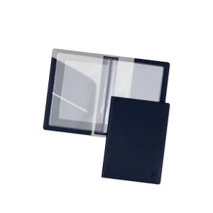 Обложка для автодокументов унисекс KOD-01 сине-серая Flexpocket. Цвет: синий; серый