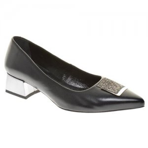 Туфли женские демисезонные, размер 39, цвет черный, артикул 1758P-001-990-166-1 Marco. Цвет: черный