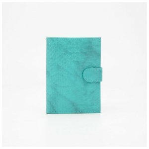 Обложка для автодокументов , бирюзовый Textura. Цвет: голубой/бирюзовый