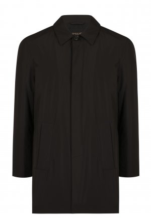 Тренч CORNELIANI. Цвет: черный