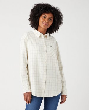 Клетчатая женская рубашка с нагрудным карманом Wrangler
