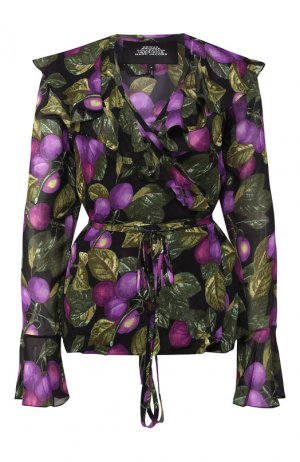 Блузка с принтом Marc Jacobs. Цвет: фиолетовый