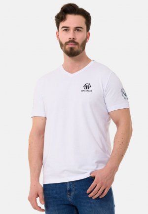 Футболка с принтом , белый Cipo & Baxx