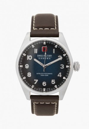 Часы Swiss Military Hanowa SMWGA0001502. Цвет: коричневый