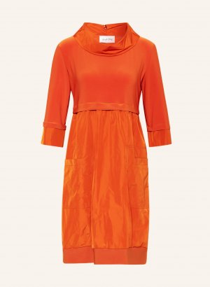 Платье im Materialmix mit 3/4-Arm, оранжевый Joseph Ribkoff