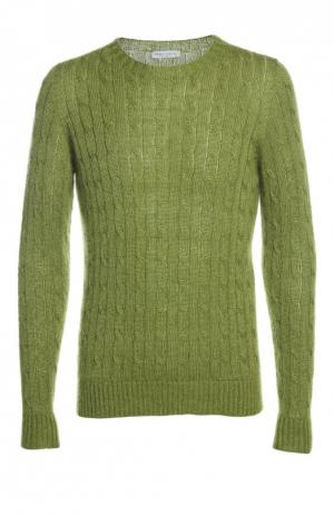 Пуловер Roberto Collina. Цвет: оливковый
