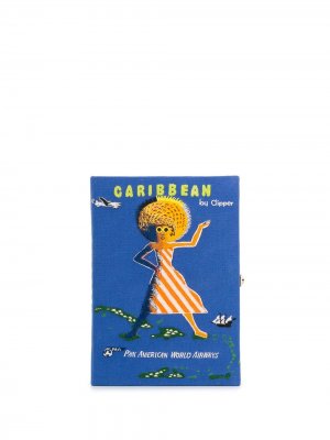 Клатч Voyage Caribbean Olympia Le-Tan. Цвет: синий