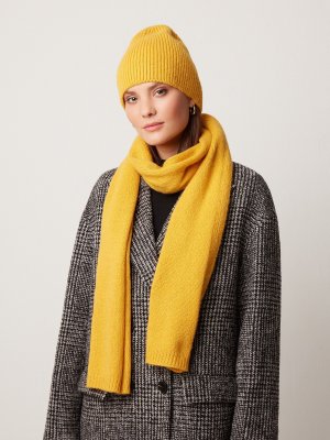 Комплект шапка-шарф желтые ELIS