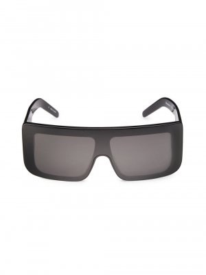 Квадратные солнцезащитные очки Documenta 60 мм , черный Rick Owens