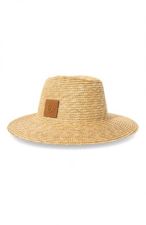 Соломенная шляпа Dahlia LÉAH. Цвет: бежевый