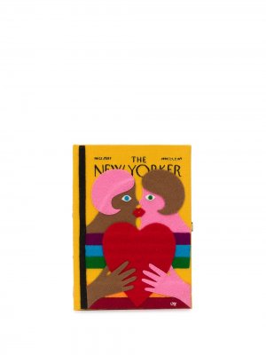 Клатч New Yorker в форме книги Olympia Le-Tan. Цвет: желтый
