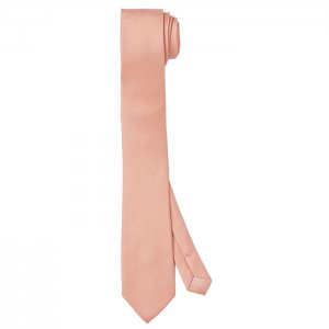 Атласный галстук, светло-персиковый H&M
