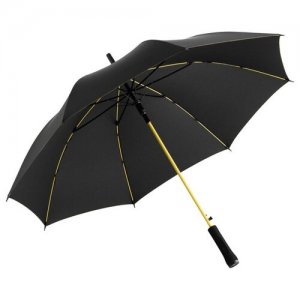 Зонт-трость , желтый, черный FARE. Цвет: черный/желтый