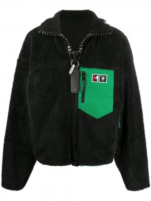 Куртка оверсайз с воротником-воронкой Maison Mihara Yasuhiro. Цвет: черный