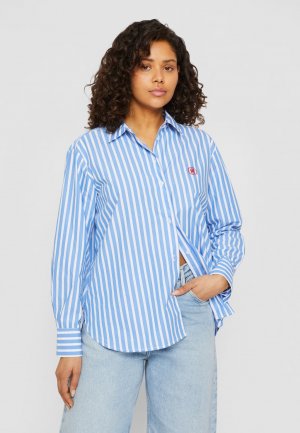 Блузка-рубашка STRIPE EASY FIT SHIRT , цвет blue spell Tommy Hilfiger