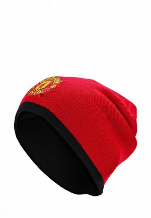Шапка Atributika & Club™ FC Manchester United FC003CUASH64. Цвет: красный