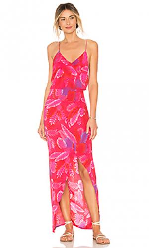 Платье миди nunu Acacia Swimwear. Цвет: розовый