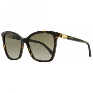 Женские квадратные солнцезащитные очки Ali 086HA Гавана 56 мм Jimmy Choo