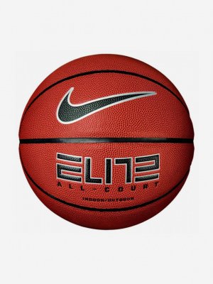 Мяч баскетбольный Elite All Court 8P, Коричневый Nike. Цвет: коричневый