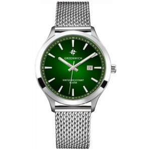 Наручные часы Helm, зеленый GREENWICH