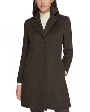 Пальто средней длины , цвет Brown Calvin Klein