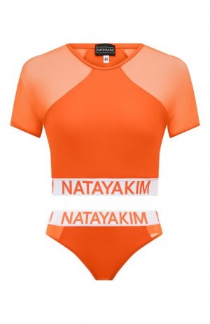 Раздельный купальник NATAYAKIM. Цвет: оранжевый