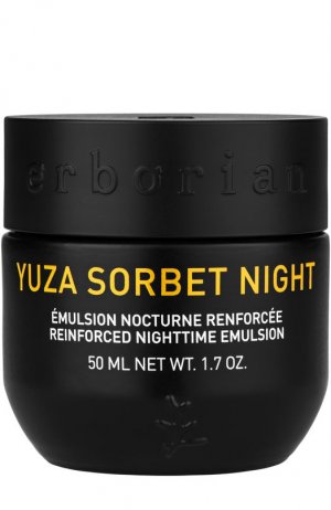 Увлажняющий ночной крем-сорбет Yuza Sorbet (50ml) Erborian. Цвет: бесцветный